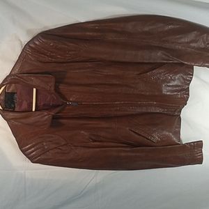 Vintage Dimitri Leather bomber jacket
